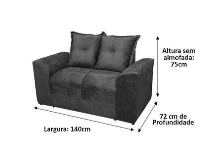 Sofá Classic Comfort em Versões Compacta e Ampla - Alpoim Imagem de Sofá Classic Comfort em Versões Compacta e Ampla