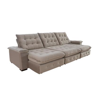 Imagem de Sofá Coliseu 3.40m Retrátil e Reclinável Super Pillow 