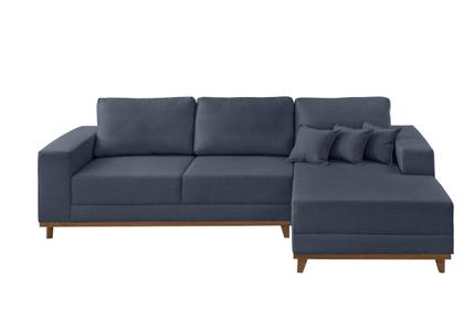 Imagem de Sofá Cronos 03 Metros Chaise Lado Direito Meu Sofá Online