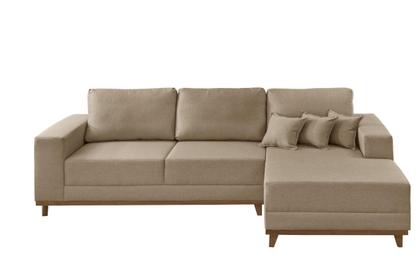 Imagem de Sofá Cronos 03 Metros Chaise Lado Direito Meu Sofá Online