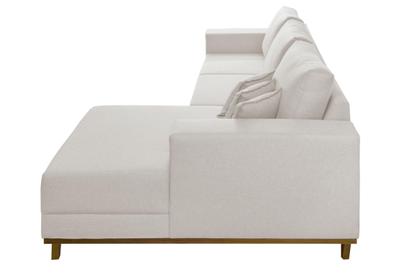 Imagem de Sofá Cronos 03 Metros Chaise Lado Direito Meu Sofá Online