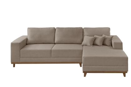 Imagem de Sofá Cronos 03 Metros Chaise Lado Direito Meu Sofá Online
