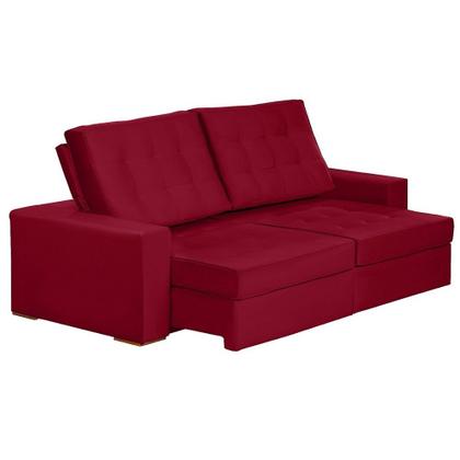 Imagem de Sofá Curitiba Modular 3 Lugares 2.30 MT Retrátil Reclinável Veludo Sofatec