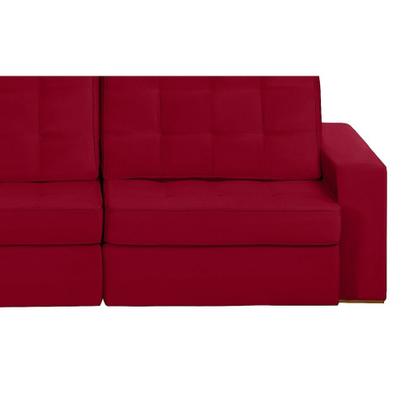 Imagem de Sofá Curitiba Modular 3 Lugares 2.30 MT Retrátil Reclinável Veludo Sofatec