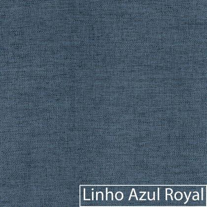 Imagem de Sofá Curvo 3 Lugares Organico Sala Recepção Escritório Coréia 200cm Linho