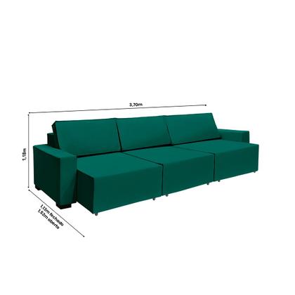 Imagem de Sofá Dallas 3.70m Retrátil 