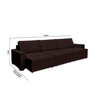 Imagem de Sofá Dallas 4.00m Retrátil
