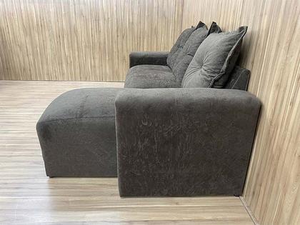 Sofá de 3 Lugares Marrom 603 Chaise Ane - Alpoim Imagem de Sofá de 3 Lugares Marrom 603 Chaise Ane