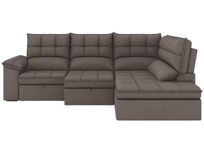 Imagem de Sofá de Canto 5 Lugares Retrátil Reclinável Slim Molas Ensacadas Milano BestHouse