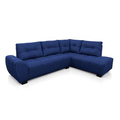 Imagem de Sofá de Canto 6 Lugares Hellen Lugano Suede Velut Azul 205/273 cm