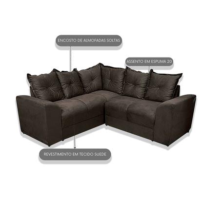 Imagem de Sofá de Canto Ideal Ellegance Relax