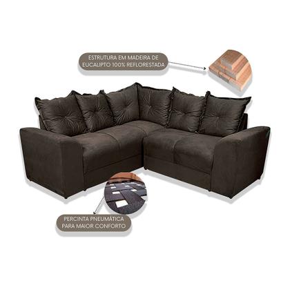 Imagem de Sofá de Canto Ideal Ellegance Relax
