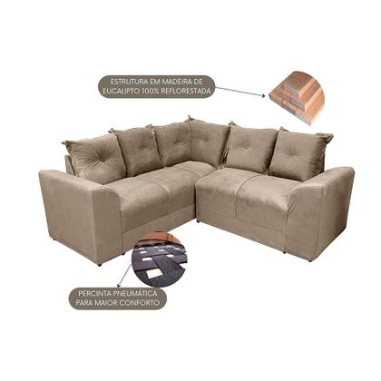 Imagem de Sofá de Canto Ideal Ellegance Relax