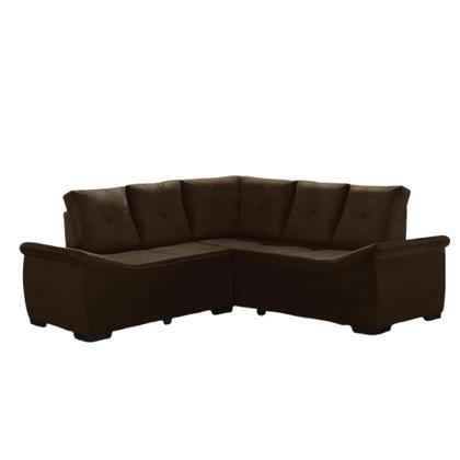 Imagem de Sofá de Canto Japão 5 lugares Suede - Sofá Casa