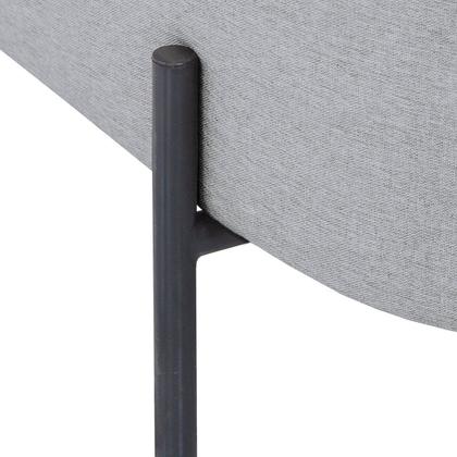 Imagem de Sofá de Canto Orgânico 4 Lugares 265cm Base de Ferro Chaise Esquerda Luna