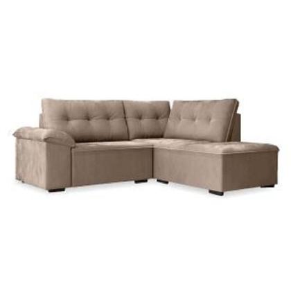 Imagem de Sofá De Canto Retrátil 5 Lugares Tóquio Macchiato