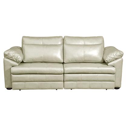 Imagem de Sofá Decorativo Piece Bipartido Retrátil Sala de Estar 250cm Couro Tiza G58 - Gran Belo