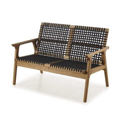 Imagem de Sofá em Madeira e Corda Náutica 2 Lugares Traço