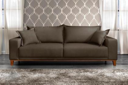 Imagem de Sofá Fixo Argos 3 Lugares Luxo 2,20 M Castellar Móbile