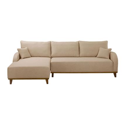 Imagem de Sofá Fixo Com Chaise 3M Albano Linho Com Molas Lado Esquerdo Meu Sofá Online
