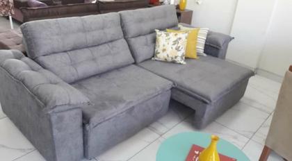 Imagem de Sofa gladiador retrátil e reclinável 2,50mt