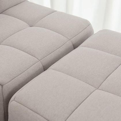 Imagem de Sofá Guldi Popup com 2 Módulos Canto e 2 Centrais Linho Cru