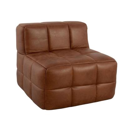 Imagem de Sofá Guldi Popup com 2 Módulos Centrais e Canto material sintético Caramelo