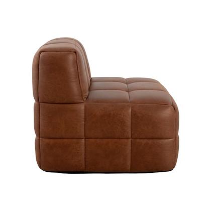 Imagem de Sofá Guldi Popup com 2 Módulos Centrais e Canto material sintético Caramelo