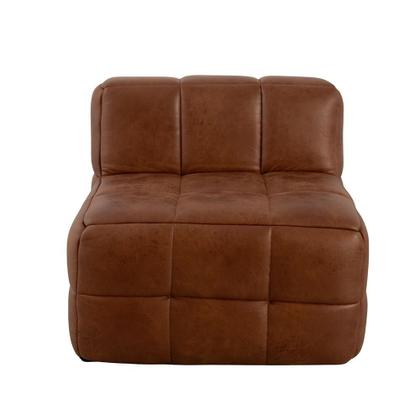 Imagem de Sofá Guldi Popup com 2 Módulos Centrais e Canto material sintético Caramelo