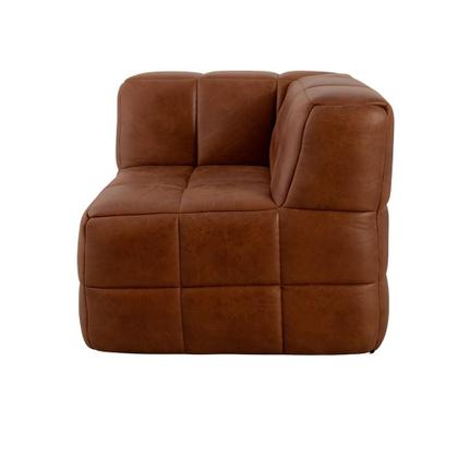 Imagem de Sofá Guldi Popup com 2 Módulos Centrais e Canto material sintético Caramelo