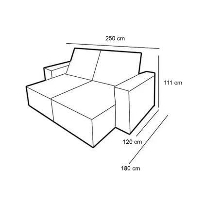 Imagem de Sofá Harissa com Molas Ensacadas 4 Lugares Retrátil e Reclinável 250cm Tecido Veludo Ferreira Neto Cor Marrom