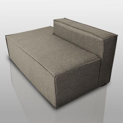 Imagem de Sofá Ilha Pequeno Decorativo de Luxo Moderno Reforçado Linho Mileto