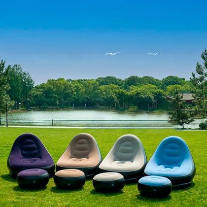 Imagem de Sofá Inflável Ideal Para Ler Em Qualquer Ambiente