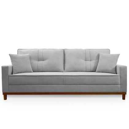 Imagem de Sofá Living Malibu 2,30m Cinza Bouclê - King House