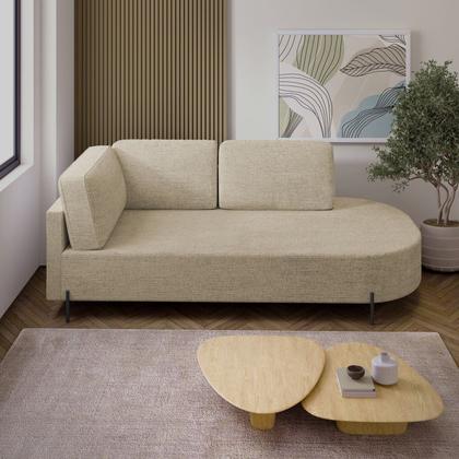 Imagem de Sofá Living Orgânico 2 Lugares 165cm Norten