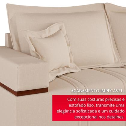 Imagem de Sofá Living Verona 3 Lugares 2,00m Bege