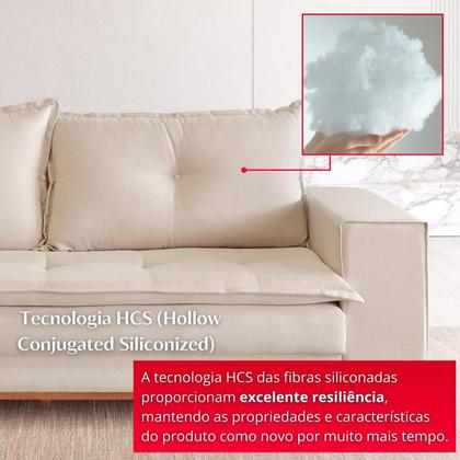 Imagem de Sofá Living Verona 3 Lugares 2,00m Bege