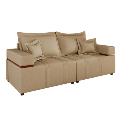 Imagem de Sofá Living Verona 3 Lugares 2,00m Castor