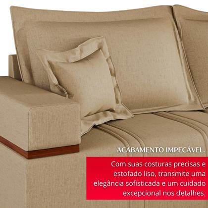 Imagem de Sofá Living Verona 3 Lugares 2,00m Castor