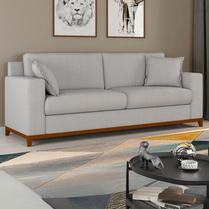 Imagem de Sofá Living Vintage 3 Lugares 200cm em Boucle Slim