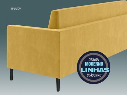 Imagem de Sofá Madison 2,00m Fixo Canário - NETSOFAS