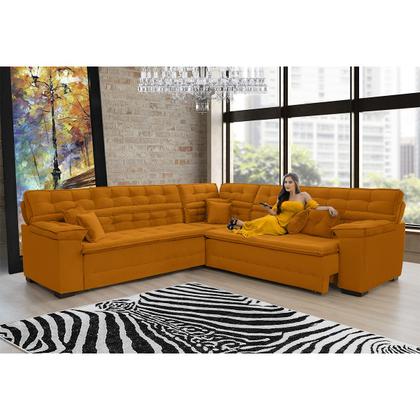 Imagem de Sofá Magno 2.57x2.57m de Canto, Retrátil e Reclinável