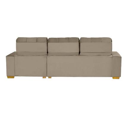 Imagem de Sofá Manaus Modular 6 Lugares Retrátil e Reclinável Veludo Nobre 3.05 MT Sofatec