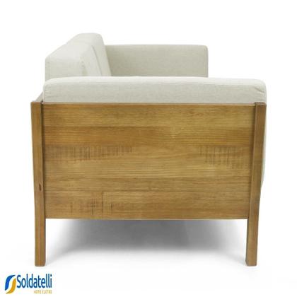 Imagem de Sofá Minas 03 Lugares Base Madeira Oregon - Datelli Design