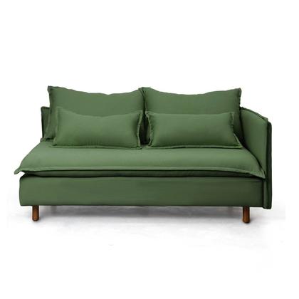 Imagem de Sofá Modular 2 Lugares Braço Lateral com Pé Madeira Sôma CabeCasa MadeiraOriginals