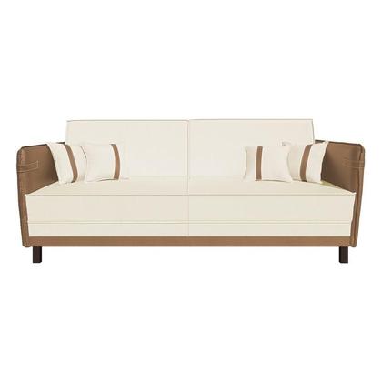 Imagem de Sofá Modular 3 Lugares Filipi 2,12m material sintético Bege - material sintético Terracota
