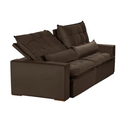 Imagem de Sofá Modular 4 Lugares Ceará 2.30 MT Retrátil e Reclinável Veludo Sofatec