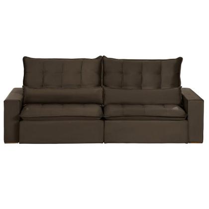 Imagem de Sofá Modular 4 Lugares Ceará 2.30 MT Retrátil e Reclinável Veludo Sofatec