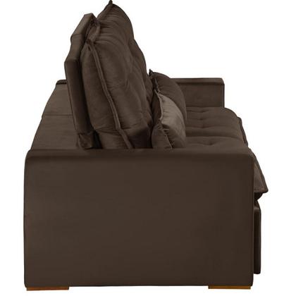 Imagem de Sofá Modular 4 Lugares Ceará 2.30 MT Retrátil e Reclinável Veludo Sofatec