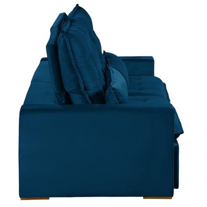 Imagem de Sofá Modular Ceará 6 Lugares 2.90 MT Retrátil e Reclinável Veludo Nobre Sofatec